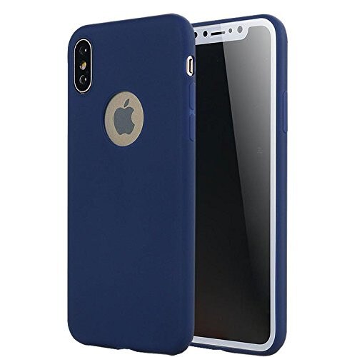 Husa APPLE iPhone X FORCELL Soft Bleumarin