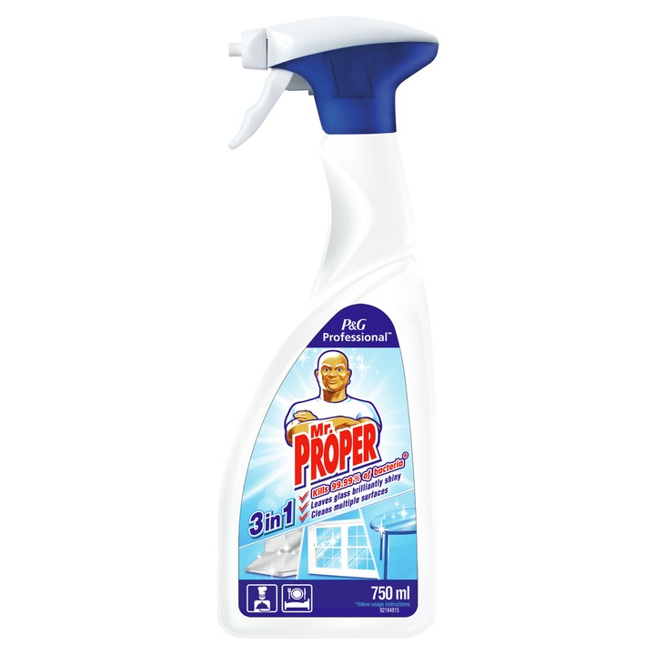Mr. Proper Professional biocid spray univerzális mosószer, 750 ml
