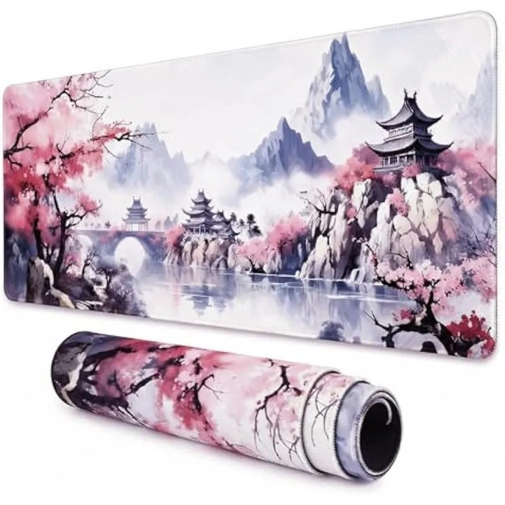 Mousepad pentru gaming, Mousepad, covoras de birou extins mare, 80 x 30 cm