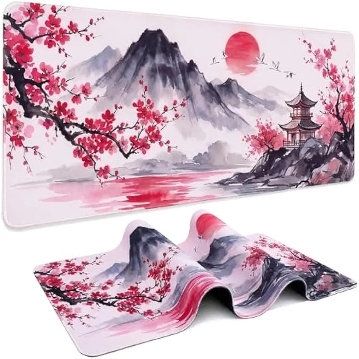 Mouse pad pentru gaming, covoras de birou extins, mare, 90 x 40 cm