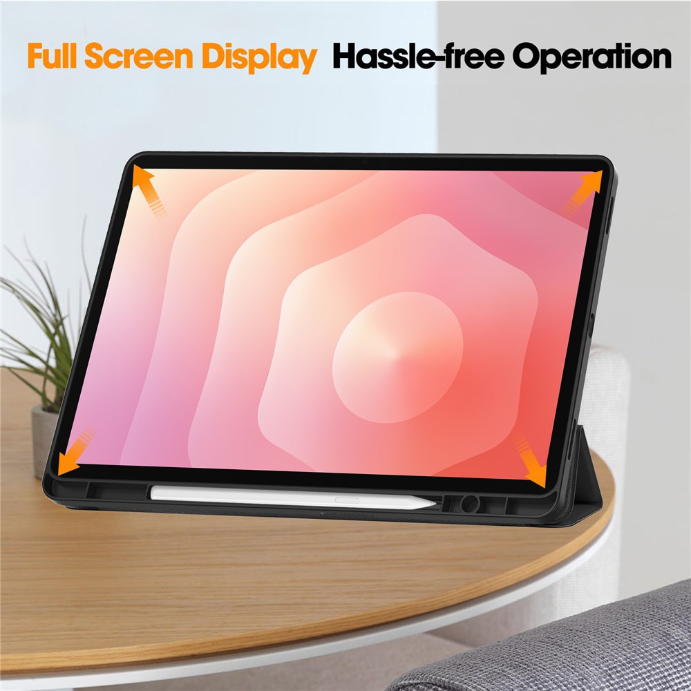 Husa pentru Samsung Galaxy Tab S12 Plus - Techsuit Flex Trifold - Black
