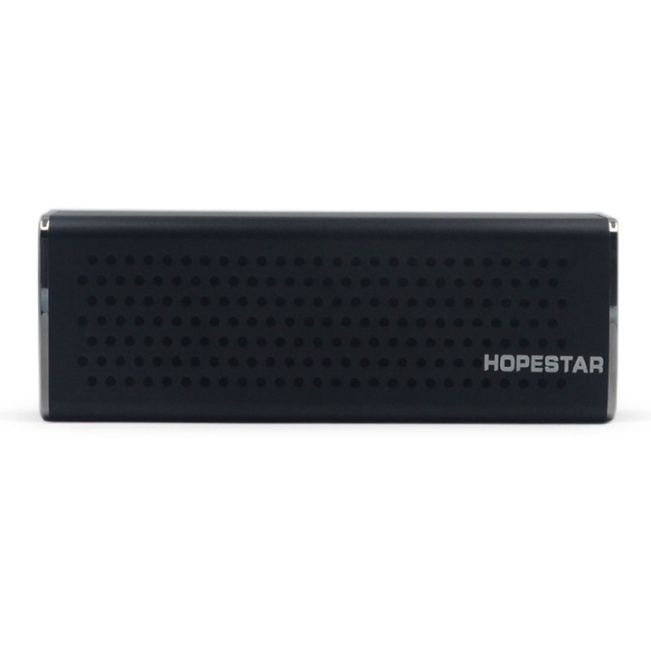 Преносима Блутут колона Hopestar S2, Черно, Радио, Карта памет, USB, AUX