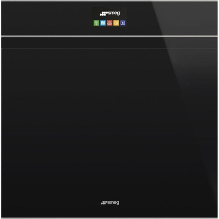 Cuptor incorporabil Smeg DOLCE SFP6604PNXE, electric, multifunctional, 60cm, sticla neagra, inox, piroliza
