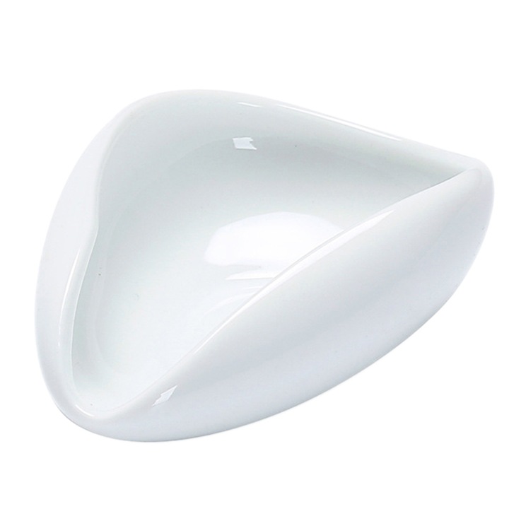 Lingura pentru ceai ZYBLSSBB LSM10-BCS0366900, ceramica, ergonomic, alb, 11,7 x 7 x 4 cm