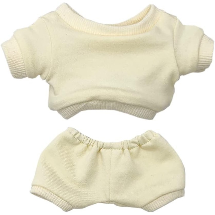 Haine Papusa Plus 15cm - Set Sportiv: Bluza si Pantaloni