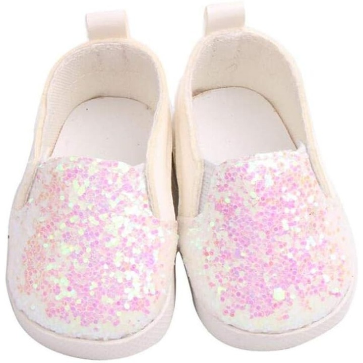 Pantofi Casual cu Paiete pentru Papusi 18 Inch
