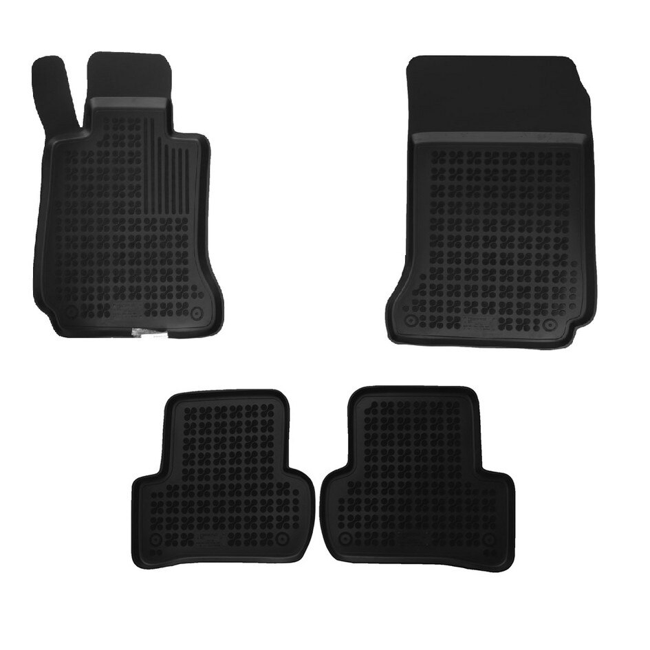 Covorase premium LUX interior cauciuc Mercedes C Klasse W204 dupa 2007