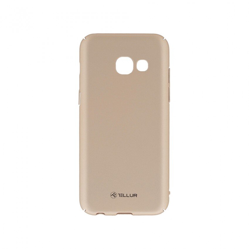 Husa Tellur Super slim cover pentru Samsung A3 2017, Gold - TLL121761942891