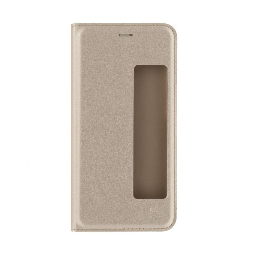 Husa Tellur Smart window case 2 pentru Huawei P10, Gold - TLL185101