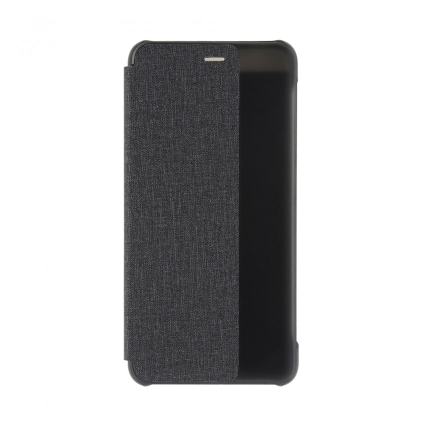 Husa Tellur Smart window case 1 for Huawei P10 Plus, Dark grey - TLL185021