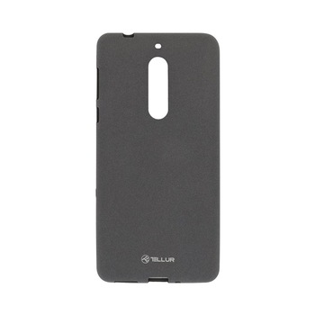 Pachet Husa Tellur Sand silicon case for Nokia 5, Grey - TLL121812 + Suport magnetic Tellur MCM3 pentru ventilatie, plastic, Negru Pachet Husa Tellur Sand silicon case for Nokia 5, Grey - TLL121812 + Suport magnetic Tellur MCM3 pentru ventilatie, plastic, Negru