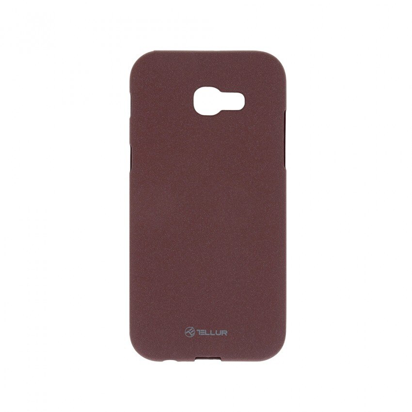 Husa Tellur Sand silicon case pentru Samsung A5 2017, Burgundy - TLL121422942879