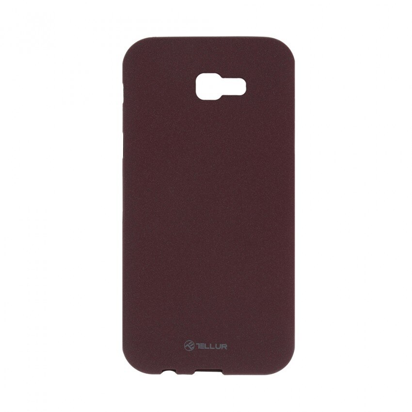 Husa Tellur Sand silicon case pentru Samsung A7 2017, Burgundy - TLL121442