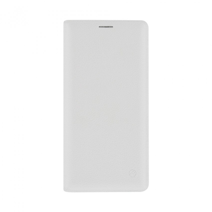 Husa Tellur din Piele sintetica pentru Nokia 5, Alb