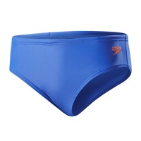 Slip inot baieti Speedo Essential Logo Brief, Albastru/Portocaliu, 26