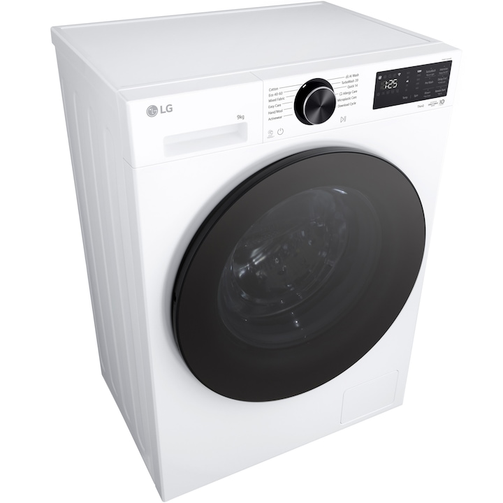 Masina de spalat rufe LG F2X50S9TLB,Direct Drive, capacitate 9 Kg, 1200 RPM, TurboWash, AI Wash, Wifi, Clasa A