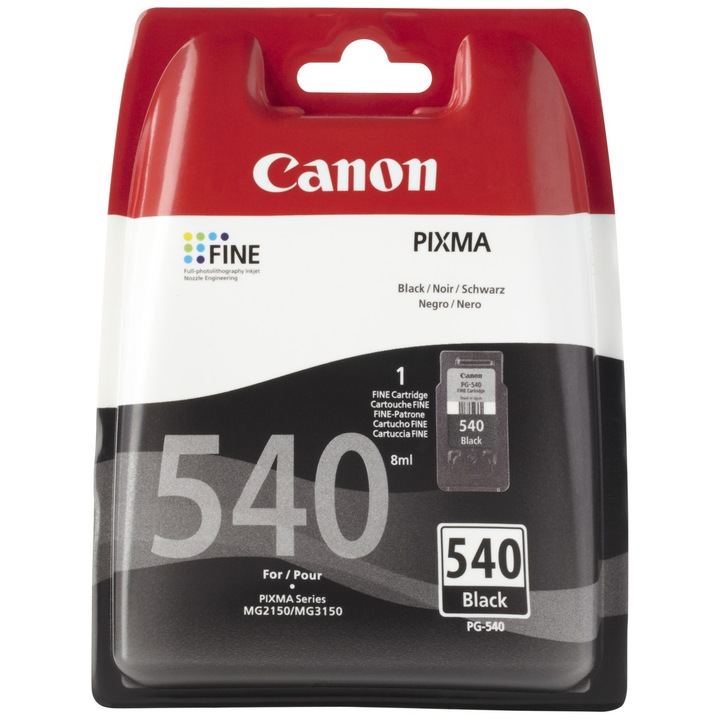 Canon PG540 fekete kartondoboz