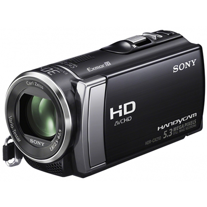 Видеокамера Sony Handycam HDR-CX 210E, FullHD, Black - Main Image