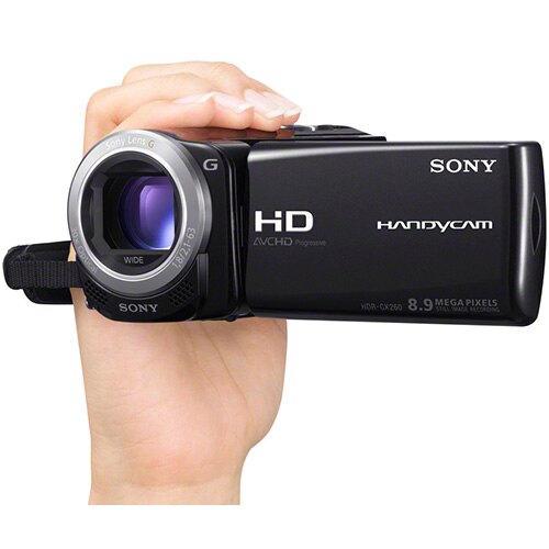 Camera video Sony Handycam HDRCX 260VE, FullHD, Black + Card 8GB