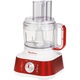 Robot de bucatarie Moulinex Masterchef 8000 FP662, 1000 W, bol 3 l, blender 1.5 l, 2 viteze + Pulse, Alb/Rosu