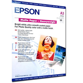 Hartie A3 Epson Matte C13S041261 Hartie A3 Epson Matte C13S041261