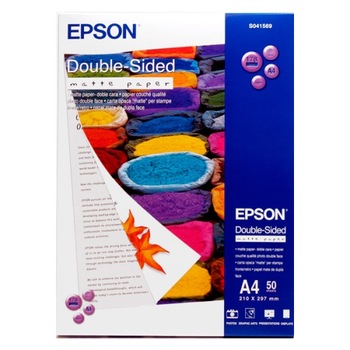 Hartie A4 Epson Double-Sided Matte C13S041569 Hartie A4 Epson Double-Sided Matte C13S041569
