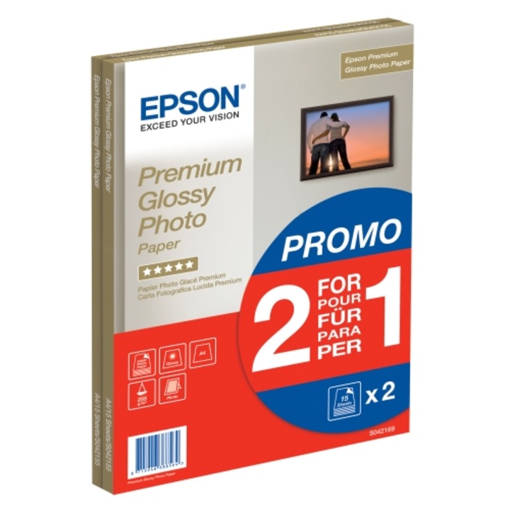 Hartie foto Epson Premium Glossy C13S042169, A4