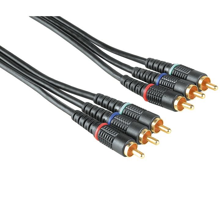 Cablu Video Hama, 3 RCA plugs - 3 RCA plugs, 2 m