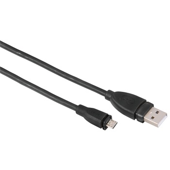 Cablu HAMA Micro USB 2.0, ecranat, negru, 1.8m Cablu HAMA Micro USB 2.0, ecranat, negru, 1.8m