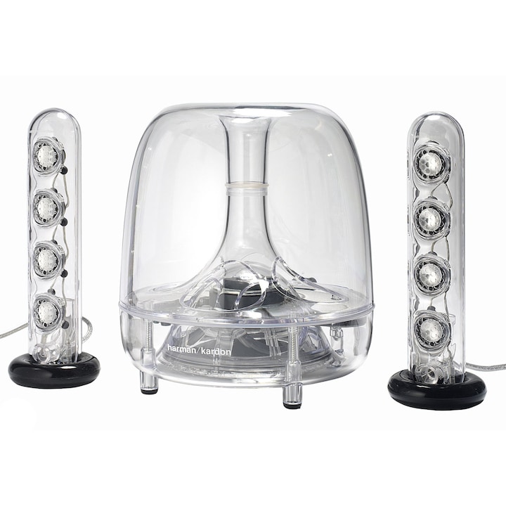 Harman Kardon Soundsticks 3 2.1 Aktív hangrendszer, 40W RMS, Átlátszó