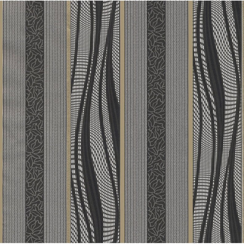 Tapet DEGRETS 054-11 hartie Prima negru sizes 0.53m x 10.05m = 5.3 sq.m.