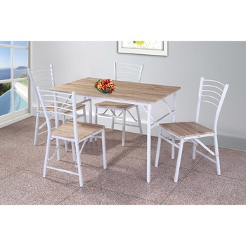 Set Masa cu 4 Scaune pliante bucatarie Kring Medina, Sonoma Set Masa cu 4 Scaune pliante bucatarie Kring Medina, Sonoma