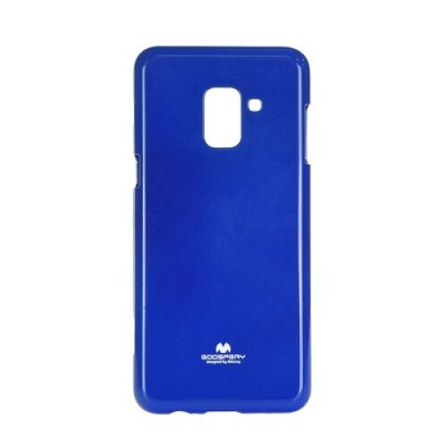 Husa Silicon Mat Jelly Mercury Samsung Galaxy A8 2018, Albastru