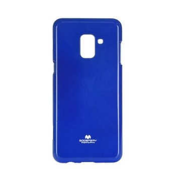 Husa Silicon Mat Jelly Mercury Samsung Galaxy A8 2018, Albastru Husa Silicon Mat Jelly Mercury Samsung Galaxy A8 2018, Albastru