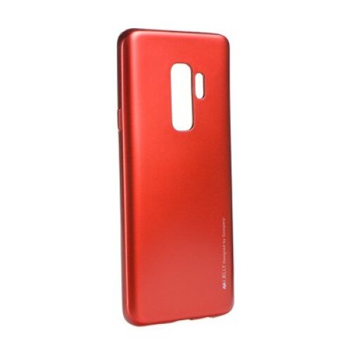 Husa Silicon Lucios iJelly Mercury Samsung Galaxy S9 Plus, Rosu