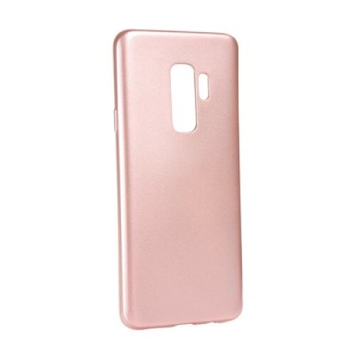 Husa Silicon Lucios iJelly Mercury Samsung Galaxy S9, Roz Auriu