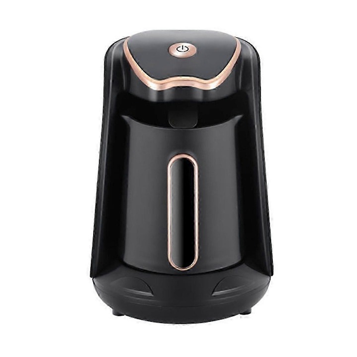 Aparat pentru cafea turceasca electric FR-K0446-260831-088, 600W, capacitate 1-4 cani, oprire automata cu prevenire revarsare, 220V EU, negru