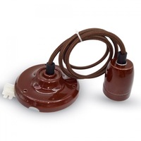 pendul tip cablu cu holder din portelan e27 - maro imagen 37_0_
0