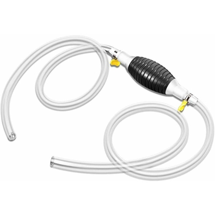 Kit sifon manual pentru aspirarea uleiului cu airbag, furtun si cleme. Potrivit pentru intretinerea zilnica a masinilor, motocicletelor si motoarelor mici. Un set pentru uz casnic