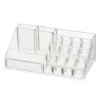 Cutie pentru cosmetice Wenko, 16 compartimente, Transparent Cutie pentru cosmetice Wenko, 16 compartimente, Transparent