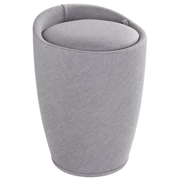Cos de rufe 2 in 1 Wenko Candy, 20l, Material textil, Gri Cos de rufe 2 in 1 Wenko Candy, 20l, Material textil, Gri