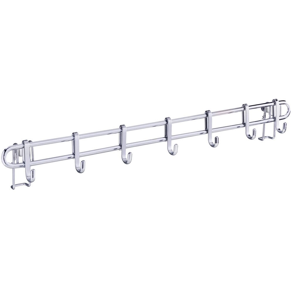 Suport ustensile Wenko, 7 carlige, Otel cromat