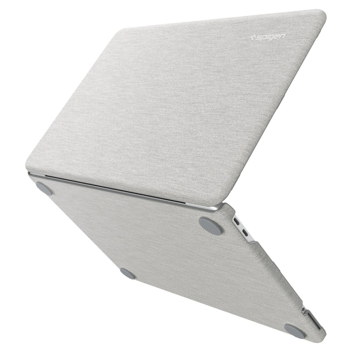 Carcasa laptop Spigen Urban Fit compatibila cu MacBook Neo 13 inch, Gri