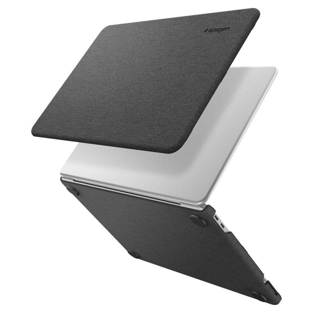 Carcasa laptop Spigen Urban Fit compatibila cu MacBook Neo 13 inch, Negru