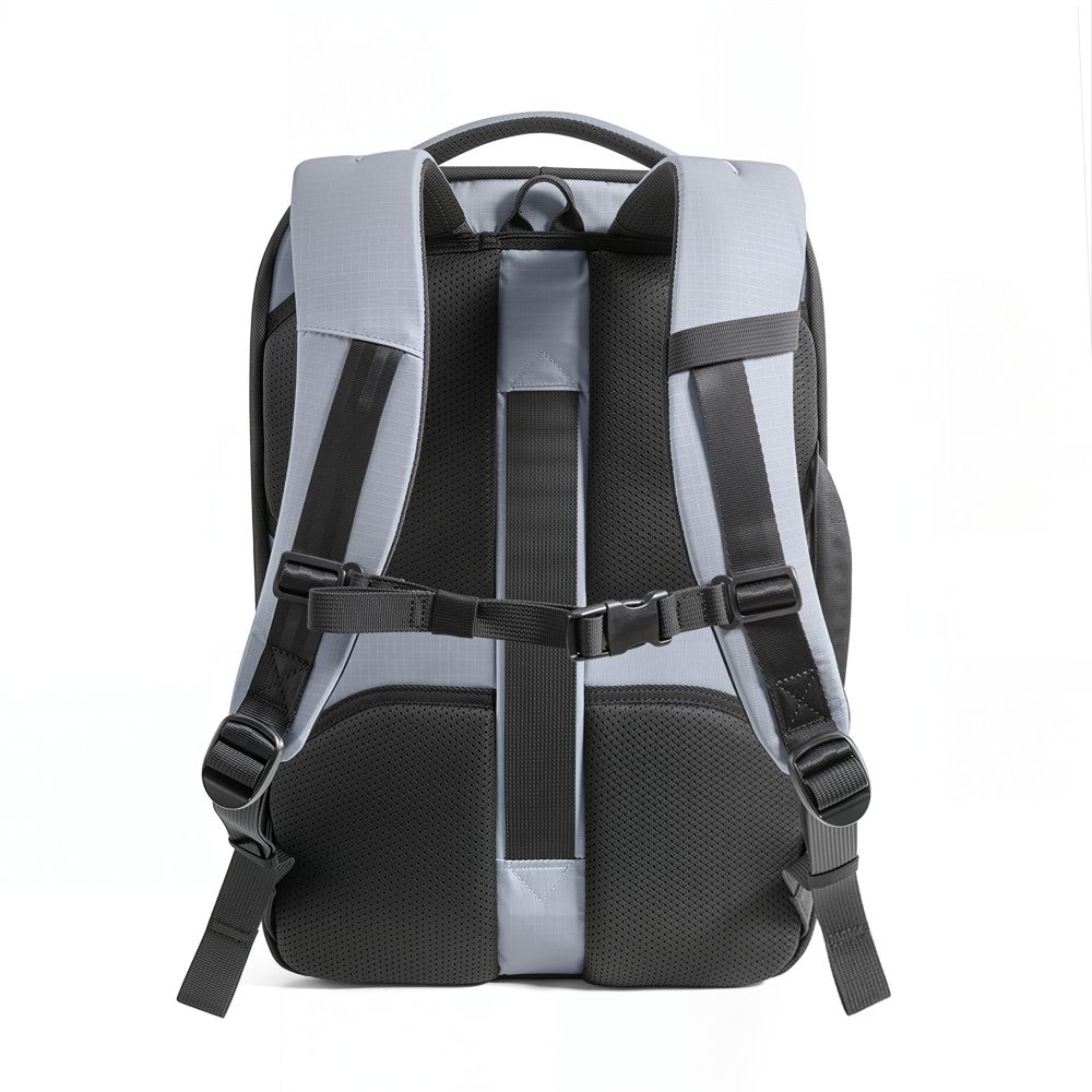 Rucsac pentru calatorii Tech-Protect Defender S70 compatibil cu laptopuri de pana la 16 inch, 40 x 30 x 20 cm, 24L, Gri