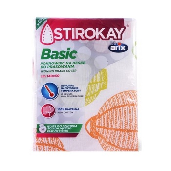 Husa pentru masa de calcat din bumbac, Arix, 140cm x 50cm Husa pentru masa de calcat din bumbac, Arix, 140cm x 50cm