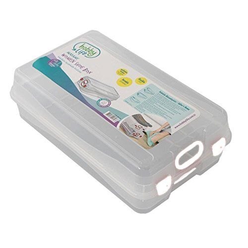 Container pentru incaltaminte ARTYKUlY AGD CH, Plastic, Transparent/Alb