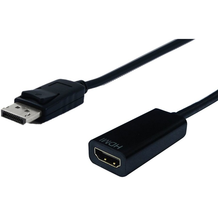 Видео конвертор ROLINE S3204-10, DisplayPort v1.2 M към HDMI F