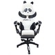 Детски геймърски стол KIDS ZONE Panda, регулируем на височина, накланяща се облегалка, лумбална опора, еко кожа