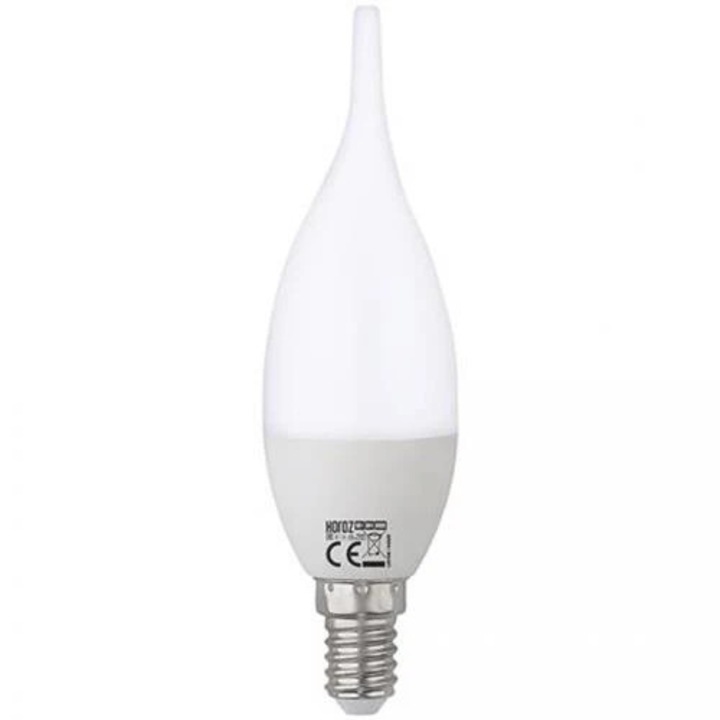 LED крушка свещ 6W, E14, студена бяла светлина 6400K, 175-250V